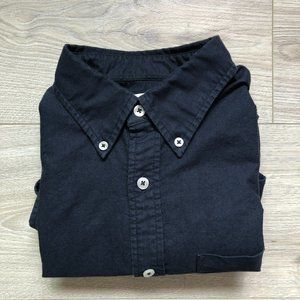 Solid Oxford Polo Button-Down Shirt